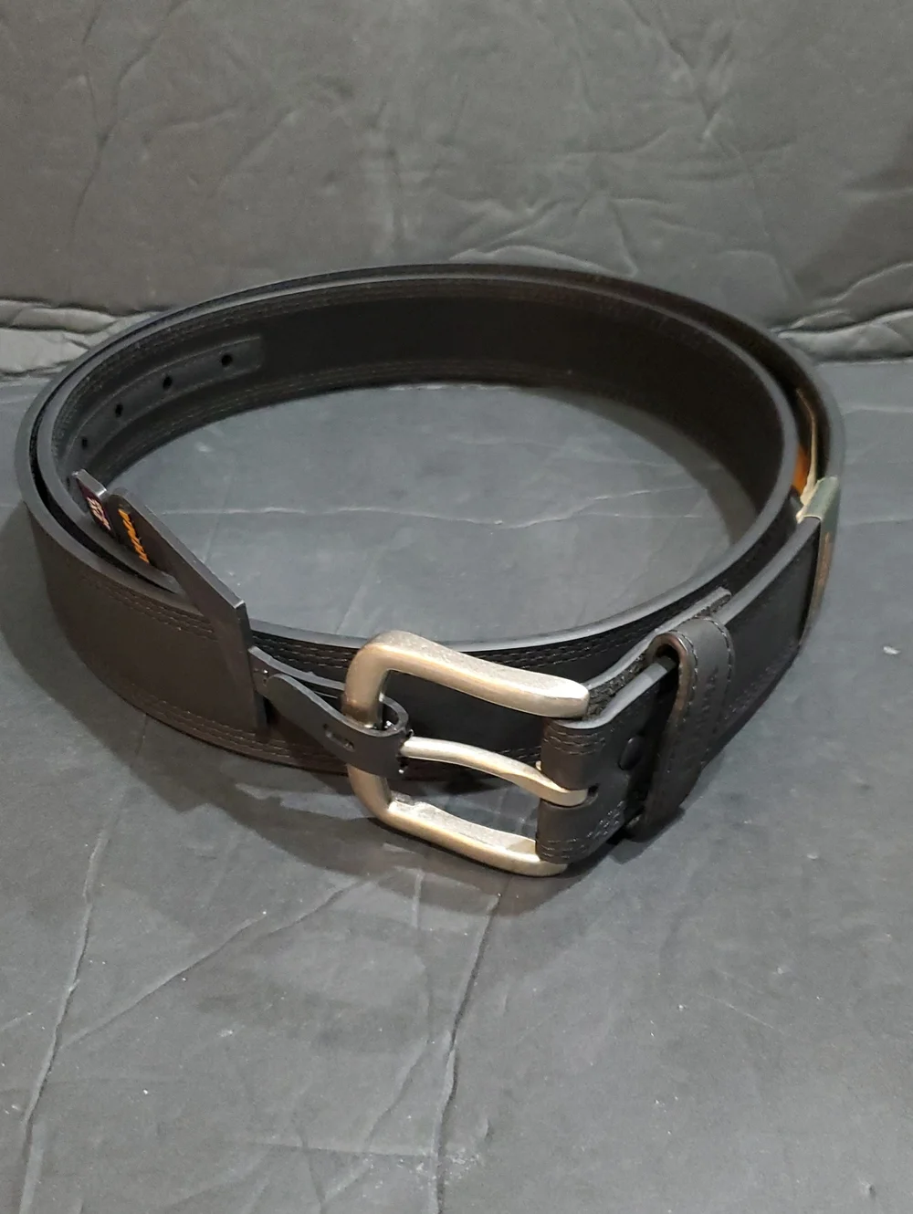 Brahma men's black belt with reinforced holes size 2XL 46-48 brand new